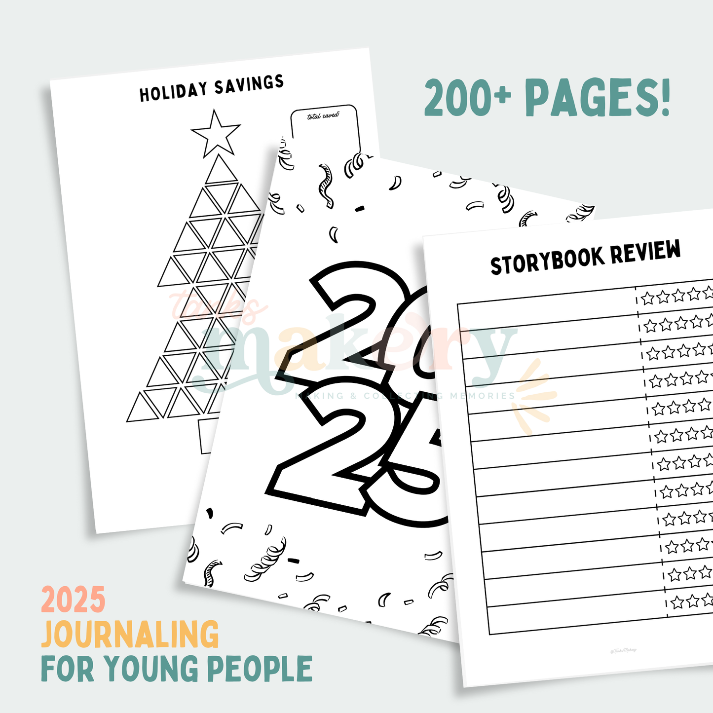 A5 & Letter Sized Journal for Younger People (DIGITAL FILES ONLY)