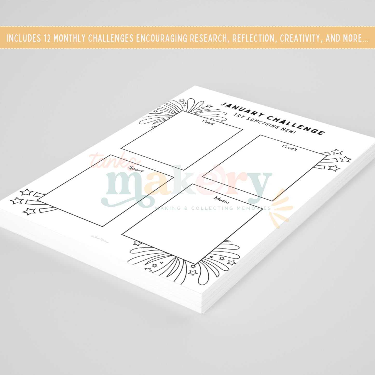 A5 & Letter Sized Journal for Younger People (DIGITAL FILES ONLY)