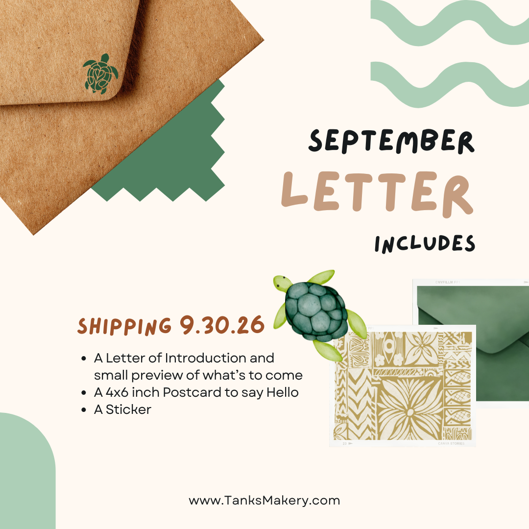 Sept 2026 Turtle Mail Club Letter