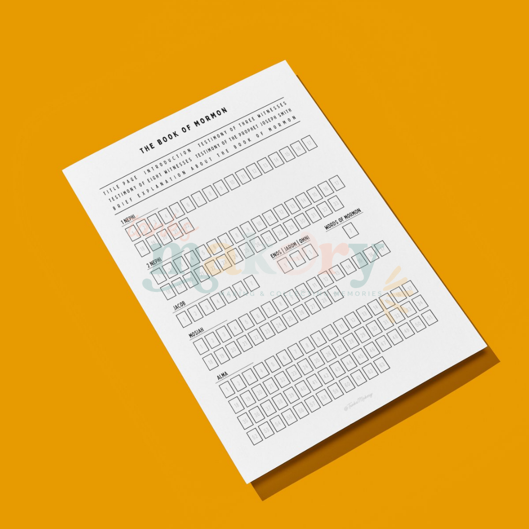 A5 King James Version Scripture Tracker (DIGITAL FILES ONLY)