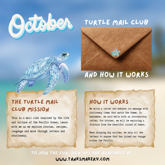 Oct 2026 Turtle Mail Club Letter