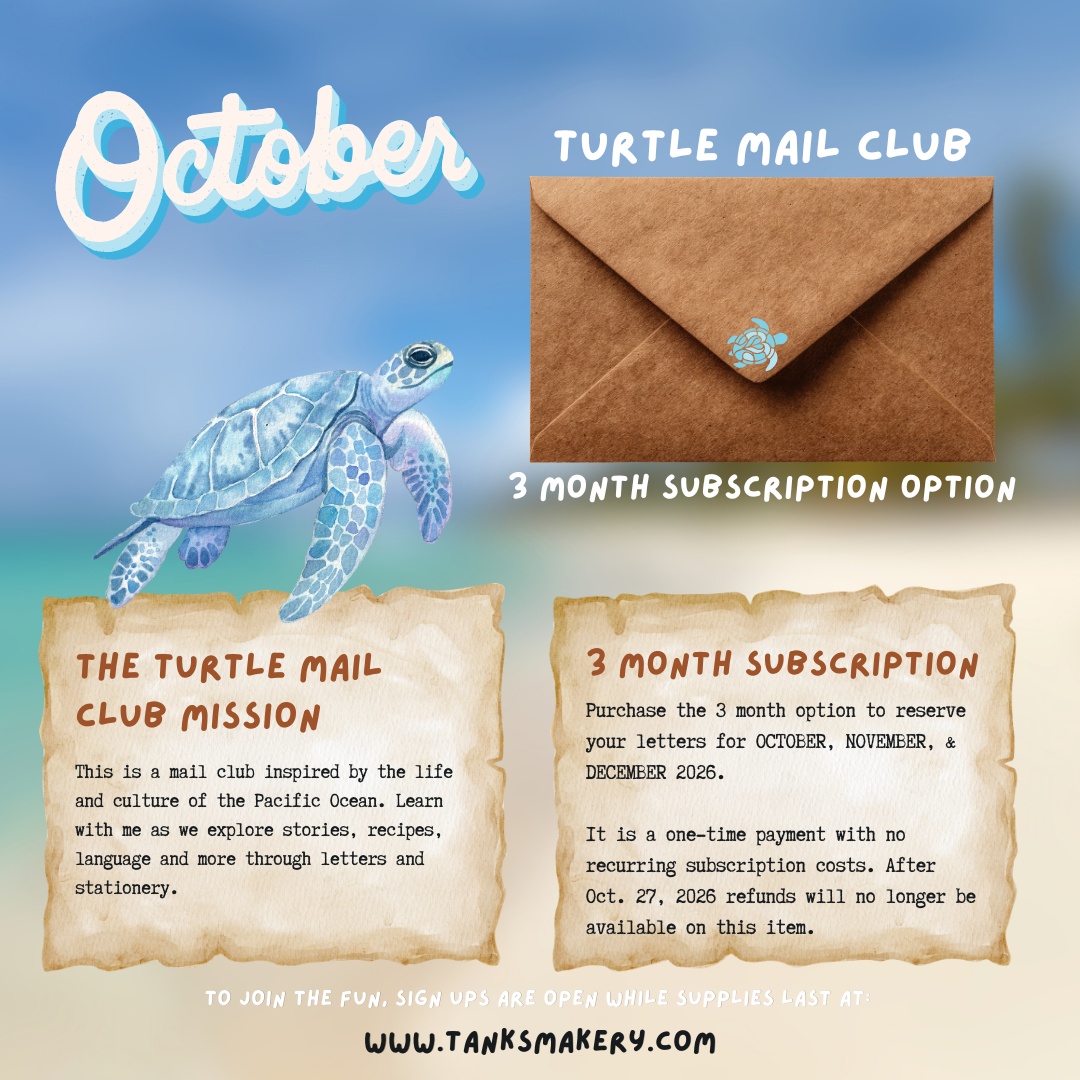 Oct 2026 Turtle Mail Club Letter